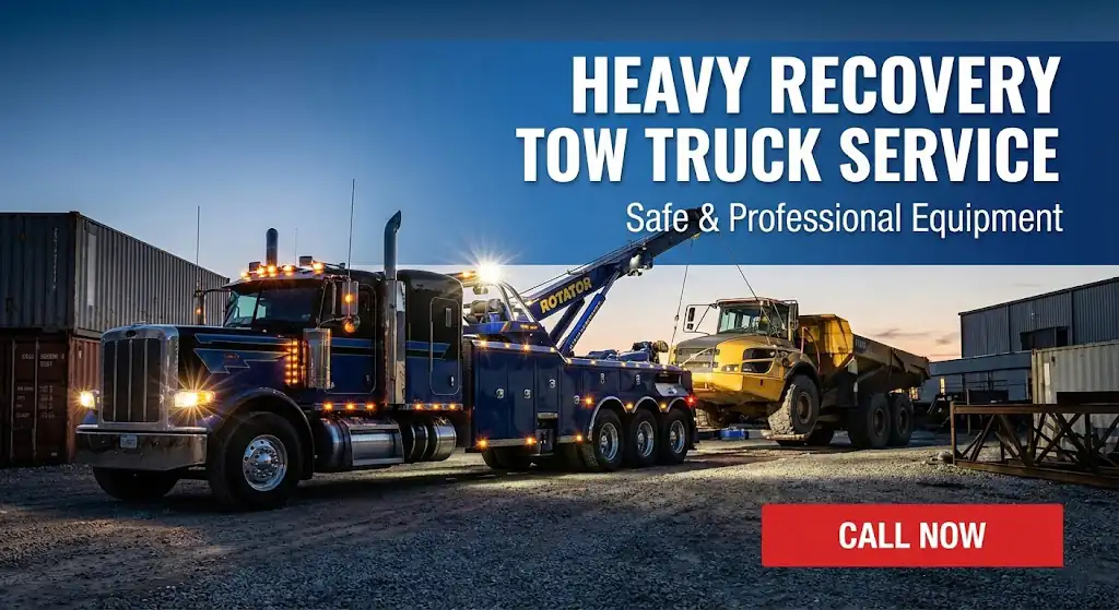 Heavy Duty Towing in Quebec: Trucks, RVs & Equipment